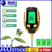 Soil PH Tester 4-in-1 Digital Moisture Light Test Meter Analyzer Plant Garden