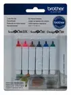 Brother ScanNCut Set of 6 Colour Pens - for use with ScanNCut Pen Holder