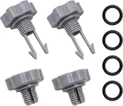 ANCLLO 25004/2500 Filter Pump Replacement Seals Kit Fits for Intex Pool Filter Pumps Replacement Accessories（4 Pack）