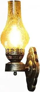 Kerosene Oil Lamp Retro Nostalgic Wall-Mounted Kerosene Lantern LED Lighting Oil Lantern Kerosene Oil Lamp for Corridor Asle Gate Home Lighting for Home Emergency Lighting