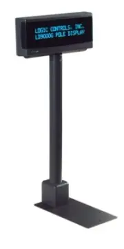 Logic Controls Pole Display LDX9000XU-GY USB Double Sided 2x20