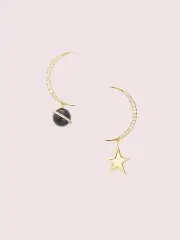 on the rocks asymmetrical earrings