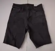 26 Men American Eagle Outfitters Cutoff Next Level Flex Denim Shorts Gray NWT