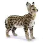 African Serval Cat Realistic Hansa Soft Animal Plush Toy 48cm **FREE DELIVERY**