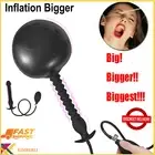 Thrusting Inflatable Anal Butt Plug Expander Prostate Massager BDSM Big Sex Toy