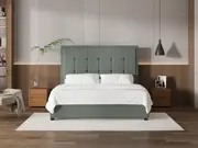 My Style Framed Headboard & Drawer Base - King / Seaglass / Standard Base