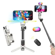 Gimbal Stabilizer for iPhone, Sefie Stick Tripod with Auto Face Tracking for ...