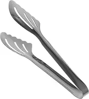 CHICAMPERA Stainless Steel Food Serving Tongs Buffet Tongs for Appetizers Desserts and Barbecues Kitchen Tools for Convenient Food Handling