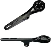 Integrated Aero Handlebar Out Front Cycling Computer Road Bike Mount Compatible with Garmin, Wahoo, CatEye, and Bryton with GoPro Action Camera and Bike Light Attachment