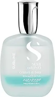 Alfaparf Milano Semi di Lino Sublime Cristalli di Seta - Hydrolyzed Wheat Proteins and Glycerin Strengthens and Hydrates - Floral Fragrance - 1.52 oz