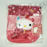 【三麗鷗HELLO KITTY】日本限定 日式 葉朗彩彩 和風人形 巾着 錦囊 束口袋 束口包 (紅)
