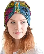 CHARM Hippie Headband Womens Turban - Boho Bandana Hair Wrap Men Head Band Scarf A