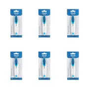6PK Malli Sewing Thread Cutter/Snipper w/ Cap Compact Trimmer 12x12cm Blue/White