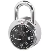 Master Lock Padlock Combination Lock Anti-Shim 3-Digit Lock #1500D