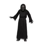 PITCH BLACK FACELESS GHOUL UNISEX HALLOWEEN COSTUME CHILD SIZE MEDIUM 8-10