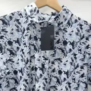 G/FORE NWT Golf Palm Fronds Tech Pique Polo Size Medium Floral Hawaiian