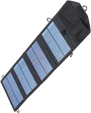 Portable Solar Battery Charger Foldable Monocrystalline Solar Panel for Outdoor Use Emergency Charging for Phones Laptops and More Compact and Durable Design
