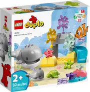 LEGO 10972 DUPLO Wild Ocean Animals - Toddler Learning Toy