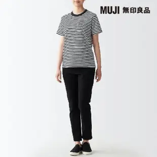 【MUJI 無印良品】女有機棉柔滑圓領短袖T恤(共5色)