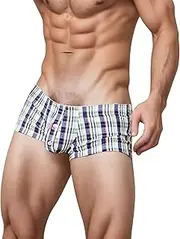 [Generic] Men's Boxer Shorts, Casual Boxer Briefs, Underwear, Retro Shorts, Breathable Trunks, Men's Elastic Sports Underwear