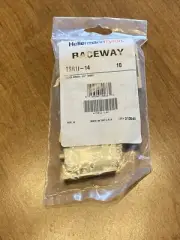 Hellermann Tyton TSR1I-14 Splice Cover, 3/4", PVC, Ivory (Pack of 10)