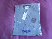 Original Triumph Shirt (International No Jacket) Worker Shirt Size M Staff