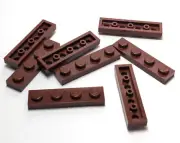 Lego - Lot of 8 - Brown, Plate 1 x 4