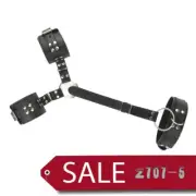 Neck Wrist Restraints Kit Behind Back Handcuffs Collar Adjustable Binding Set