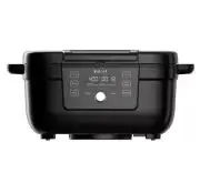 Insta pot 4 qt. Indoor Grill and Air Fryer Black with OdorEase and ClearCook