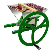 Fruit Crusher Antique Grape Wine Vintage Grinder Roller Crank Press Apple Cider