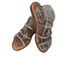 Steve Madden Tan with Silver Tone Pyramid Designs Store Display Size 10
