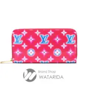 Louis Vuitton Wallet Zippy M81154 Fuchsia Neon Box Storage Bag Included 2022 Val