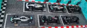 Bburago 1:43 Mercedes Formula Racing Die-cast Model 6-pack Unique Collectors Box