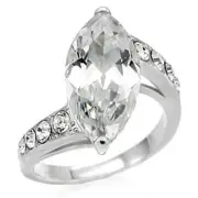Wedding Rings for Women Engagement Cubic Zirconia Promise Ring Set for Her TK008