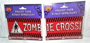 Zombie Crossing Halloween Fright Tape 30' long