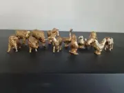 4x12Pcs New Mini Animal Duck Goat Horse Etc Figure Toy for Kids