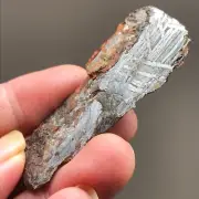 Natural Aletai Iron Meteorite 46.3 Grams Cut Slase Etched Perfect Fusion Crust