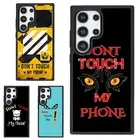 For Samsung Galaxy Z Fold Flip 3 4 5 6 dont touch my phone Anti scratch Cover