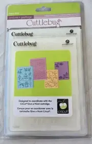Provo Craft Cuttlebug Embossing Folder GIVE A HOOT #200565 Set of 4 Woodland