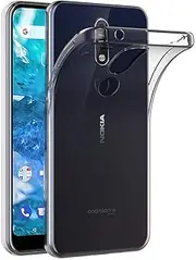 Case for Nokia 7.1 (5.84 inch) MaiJin Soft TPU Rubber Gel Bumper Transparent Back Cover