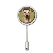 Whippet Dog Stick Pin Tie Pin Badge With Protector Ideal Birthday Gift C109