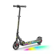 FanttikRide C9 Pro Electric Scooter for Kids 3.9 ft - 5.2 ft, Colorful Rainbo...