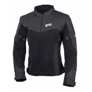 Tara Mesh Ladies Black Textile Jacket
