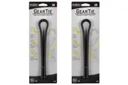 4pc Nite Ize Gear Tie 18in Reusable Rubber Twist Wire Cord Cable Organiser Black
