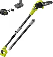 [RYOBI] ONE+ 18V 8 in. Cordless Oil-Free Pole Saw with 1.5 Ah Battery & Charger, Green