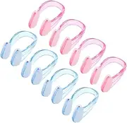 Mipcase 8pcs Silicone Waterproof Nose Clip Diving Nose Clip Swimming Nose Clips for Men Winter Swimming Nose Clip Silicone Nose Clips Swimming Nose Clips for Swimming Silica Gel