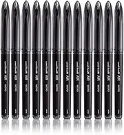 Uni-Ball AIR Micro - 0.5mm Fine Rollerball - Pack of 12 - Black