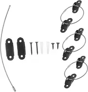 Kisangel Child Safety Latches 4 Pack Tip Furniture Anchors Babyproofing Straps for Drawer Cabinet
