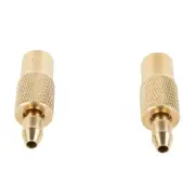 2 Pc Car 6mm Tyre Tire Inflator Valve Connector Tyre Air Pump Chuck Valve Copper