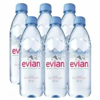 在飛比找樂天市場購物網優惠-evian依雲 法國天然礦泉水(500mlx6瓶/組) [大